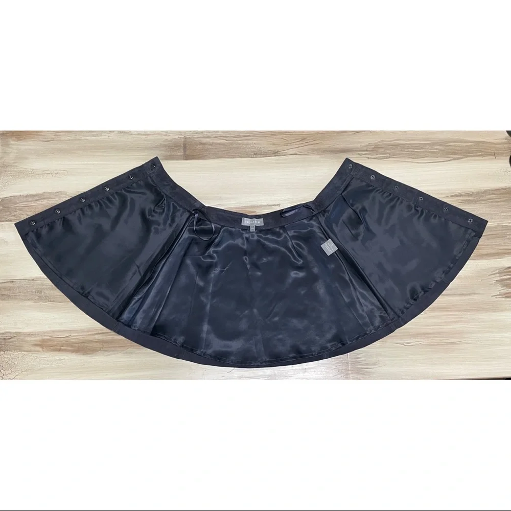 Bagatelle Genuine Leather Suede High Rise Mini Skirt Blue Size XS